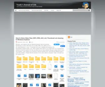 Vendyxiao.com(Vendy's Journal of Life) Screenshot