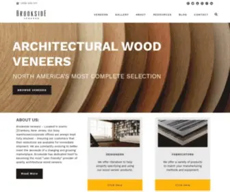 Veneers.com(Architectural Wood Veneers) Screenshot