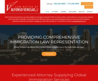 Venegaslawfirm.com(Houston Texas Immigration Lawyer) Screenshot