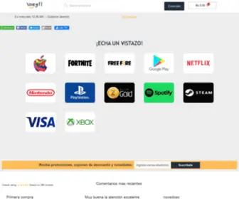 Venegift.com(Haz tus compras en Bolivares) Screenshot