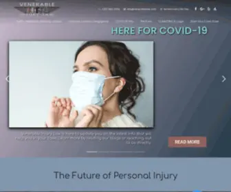 Venerableinjurylaw.com(Los Angeles Personal Injury Lawyer) Screenshot