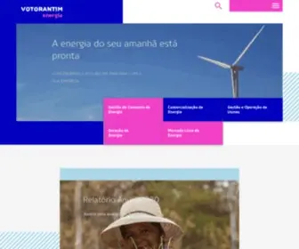 Venergia.com.br(Votorantim Energia) Screenshot