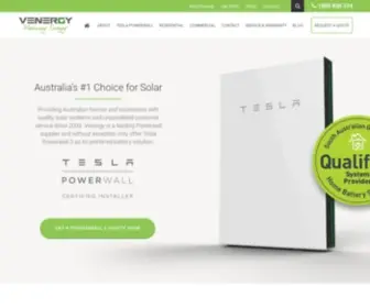 Venergyaustralia.com.au(Solar Power System) Screenshot