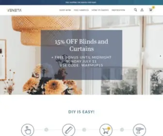 Venetablinds.com.au(Veneta Quality Custom Made Blinds Online) Screenshot