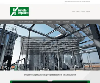 Venetaimpianti.com(Impianti aspirazione industriali) Screenshot