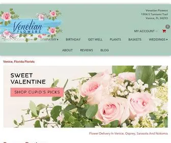 Venetianflowers.com(Best Venice FL Florist Local Flower Delivery) Screenshot