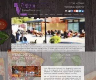 Venezia-Exeter.com(Waterfront Restaurant) Screenshot