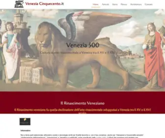 Veneziacinquecento.it(Veneziacinquecento) Screenshot