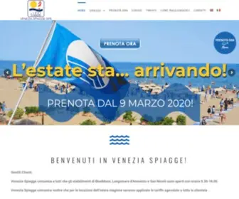 Veneziaspiagge.it(Benvenuti in Venezia Spiagge) Screenshot