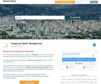 Venezuela-Directorio.com(Directorio de empresas en Venezuela) Screenshot