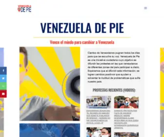 Venezueladepie.com(Venezuela puede salir adelante) Screenshot