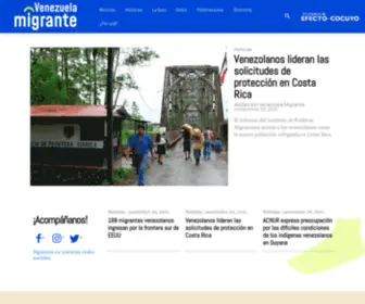 Venezuelamigrante.com(Venezuela Migrante) Screenshot