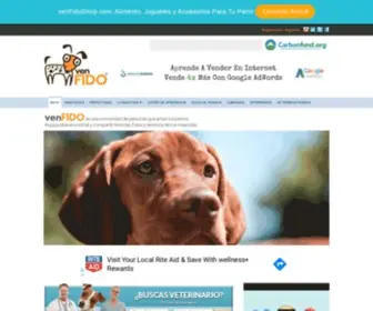 Venfido.com.mx(Comunidad de personas que aman a los perros) Screenshot