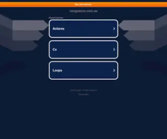 Vengeance.com.au(Live bands Melbourne) Screenshot