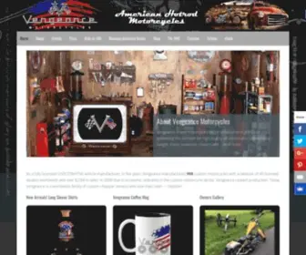 Vengeancemotorcycles.com(998 American Hotrod Motorcycles) Screenshot