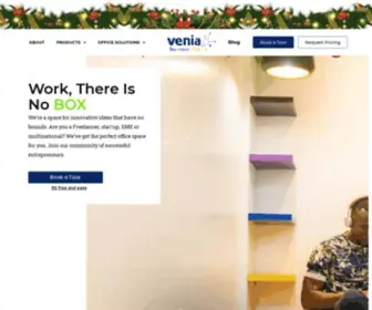 Veniabusinesshub.com(Coworking Space in Lagos) Screenshot