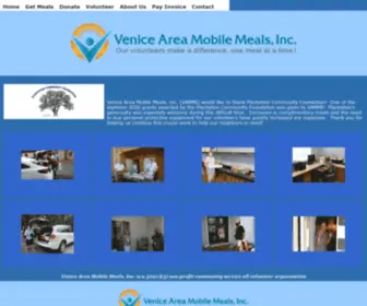 Veniceareamobilemeals.com(Venice Area Mobile Meals Services) Screenshot