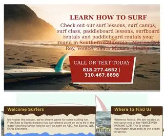 Venicebeachsurfschool.com(Venice Beach Surf SchoolHome) Screenshot