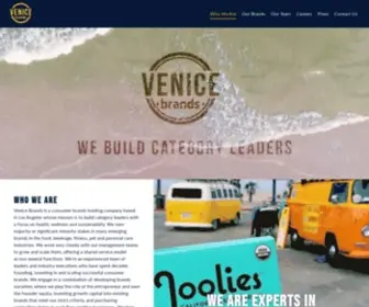 Venicebrands.com(Who We Are) Screenshot