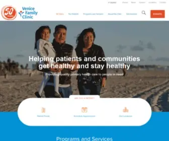 Venicefamilyclinic.org(Venice Family Clinic) Screenshot