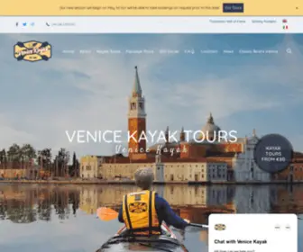 Venicekayak.com(A Unique Experience) Screenshot