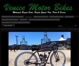 Venicemotorbikes.com(Custom Motorized Bicycles) Screenshot