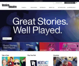 Venicestage.com(Venice Theatre) Screenshot