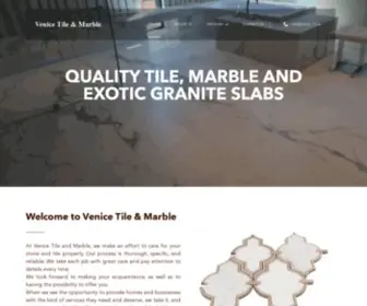 Venicetileandmarble.com(High-Quality and Durable Marble, Tile, Medallion) Screenshot