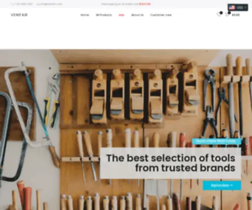 Venifair.com(Sports and Outdoor Products) Screenshot