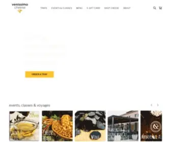 Venissimo.com(All the best cheese from all over the world) Screenshot