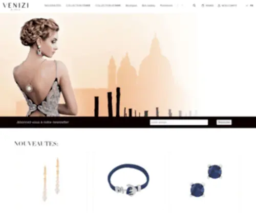 Venizi.com(Bienvenue dans l'univers des bijoux et montres VENIZI) Screenshot