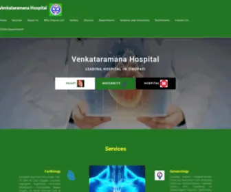 Venkataramanahospitalstpty.com(Venkataramana Hospital) Screenshot