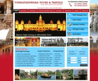 Venkateshwaratravels.in(Venkateshwara Travel Services) Screenshot