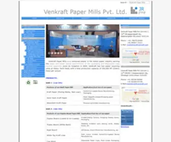 Venkraft.com(DUPLEX BOARD & KRAFT PAPER MILL) Screenshot