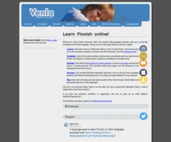 Venla.info(Finnish language) Screenshot