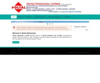 Venlonenterprises.com(Venlon Enterprises) Screenshot