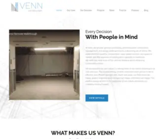 Venncompanies.com(Venn Construction) Screenshot