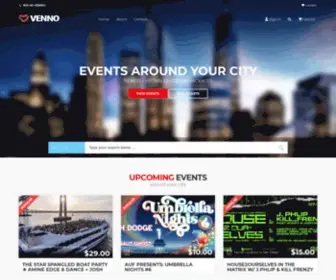 Venno.com(Event promotions around your town) Screenshot