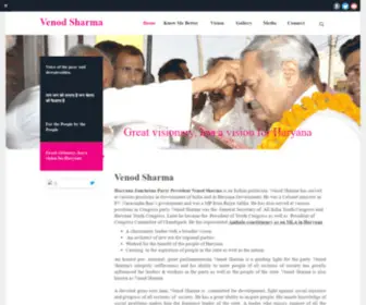 Venodsharma.com(Venod Sharma) Screenshot