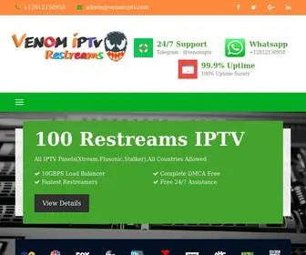 Venomiptv.com(We Have best quality local Venom IPTV Restreams) Screenshot