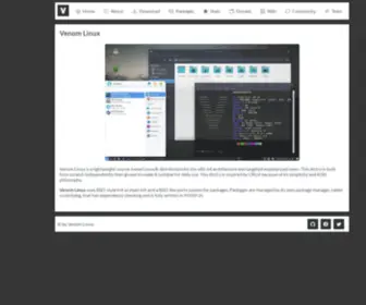 Venomlinux.org(Venom Linux) Screenshot