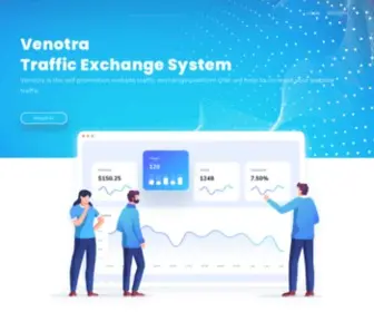 Venotra.com(Traffic exchange Platform) Screenshot