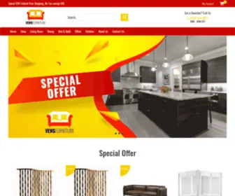 Vensfurniture.com(Vens Furniture) Screenshot