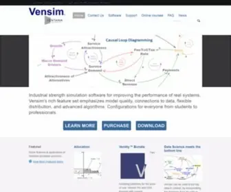 Vensim.com(Vensim) Screenshot