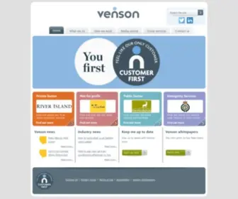 Venson.com(Venson Automotive Solutions) Screenshot