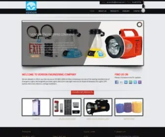 Vensonlite.com(Venson Engineering Company) Screenshot