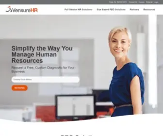 Vensure.com(HR &Payroll Outsourcing) Screenshot
