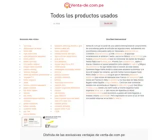 Venta-DE.com.pe(Anuncios) Screenshot