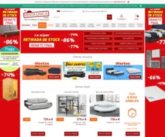 Venta-Unica.com(Vente-unique | Muebles, sofás, decoración, jardín) Screenshot