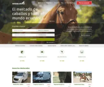 Ventadecaballos.es(Venta de Caballos y Ponis en Espa) Screenshot